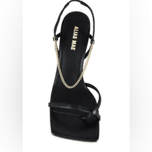 Alias Mae Levi Heel in Black With Chain-37 main image 0